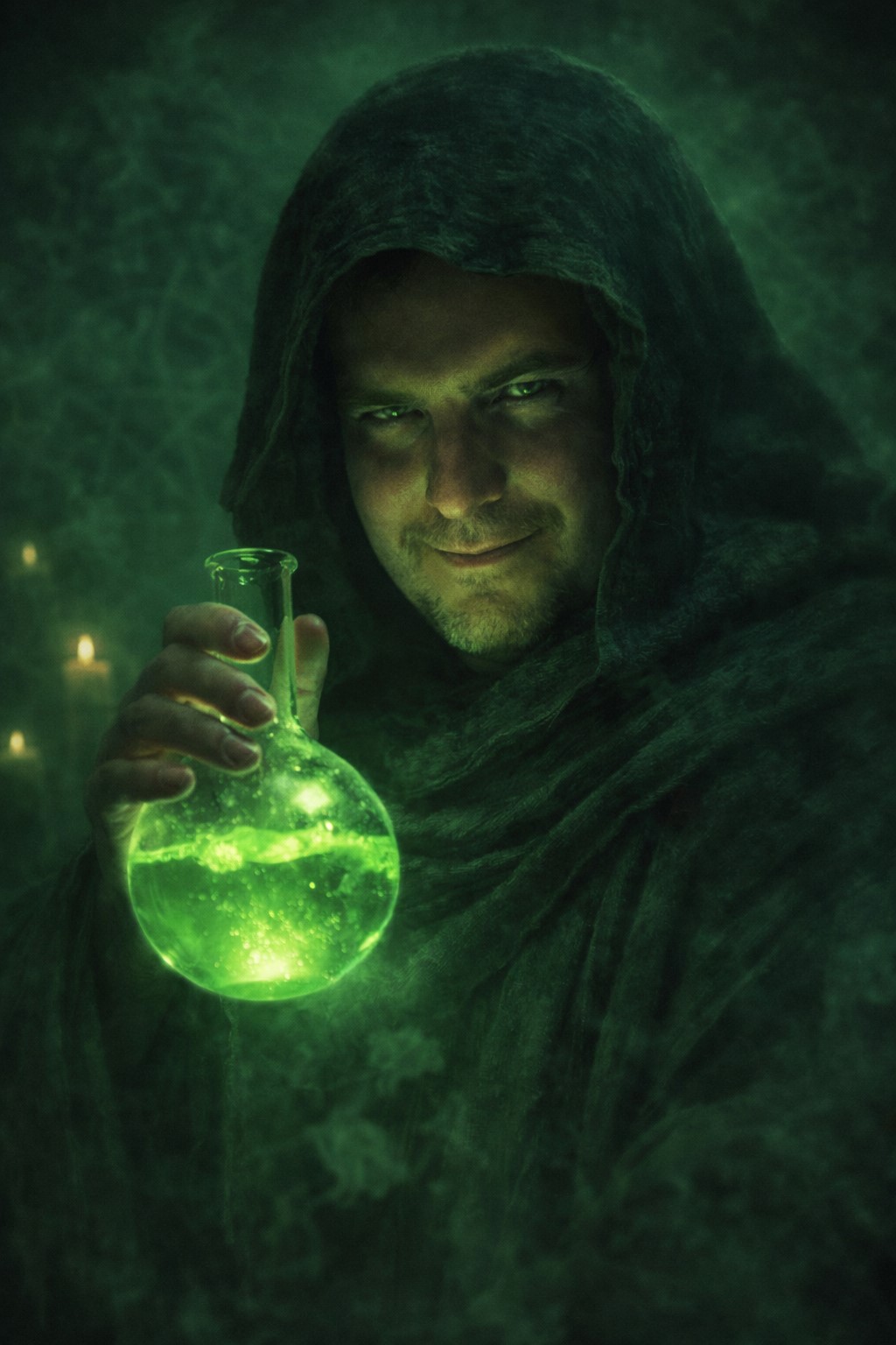 Portrait of Wilzaroth, Sorcerer of No Good Intent